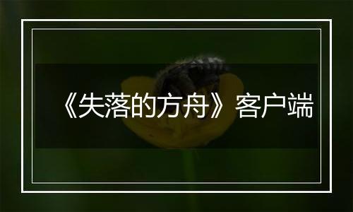 《失落的方舟》客户端