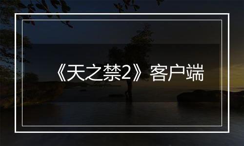 《天之禁2》客户端