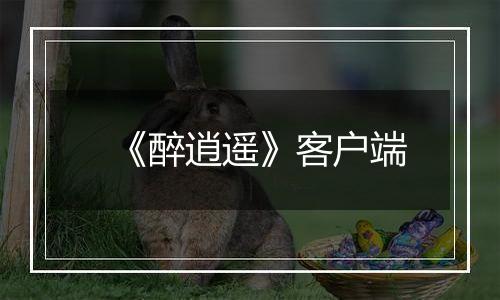 《醉逍遥》客户端