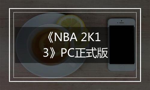 《NBA 2K13》PC正式版
