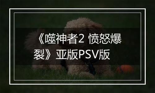 《噬神者2 愤怒爆裂》亚版PSV版