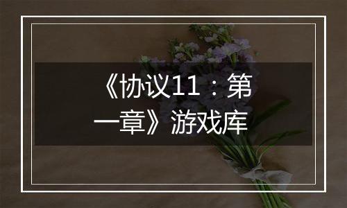 《协议11：第一章》游戏库