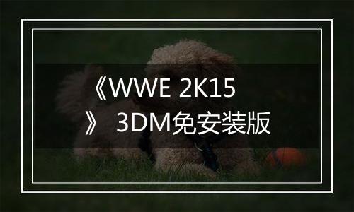 《WWE 2K15》 3DM免安装版