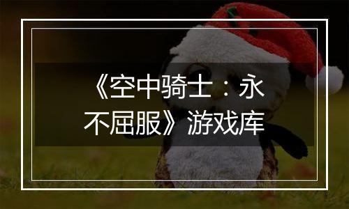 《空中骑士：永不屈服》游戏库