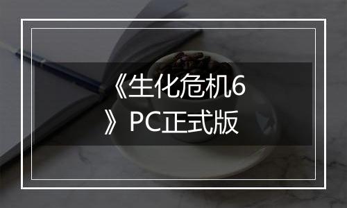 《生化危机6》PC正式版