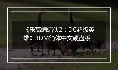 《乐高蝙蝠侠2：DC超级英雄》3DM简体中文硬盘版