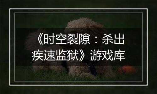 《时空裂隙：杀出疾速监狱》游戏库