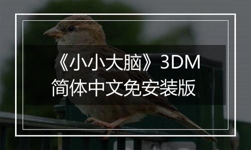 《小小大脑》3DM简体中文免安装版