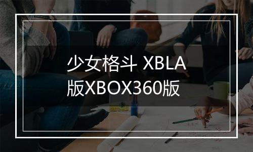 少女格斗 XBLA版XBOX360版