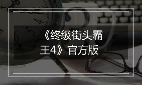 《终级街头霸王4》官方版