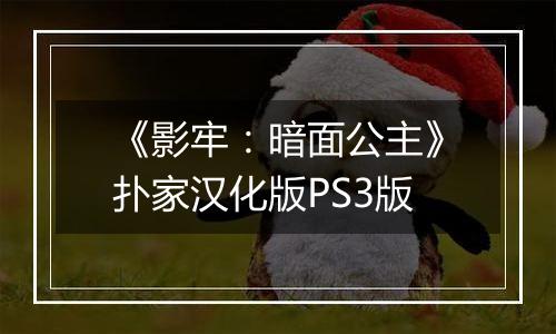 《影牢：暗面公主》扑家汉化版PS3版