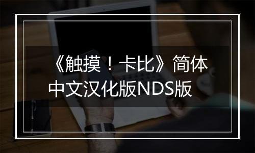 《触摸！卡比》简体中文汉化版NDS版