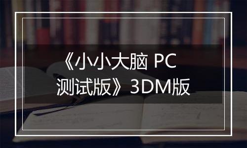 《小小大脑 PC测试版》3DM版