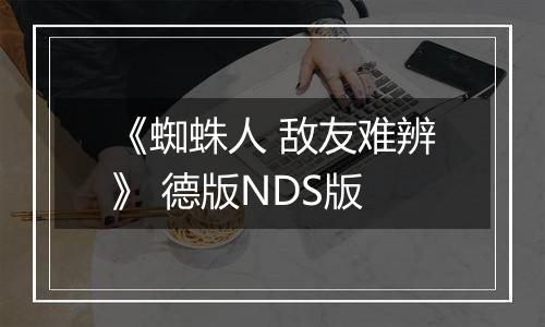 《蜘蛛人 敌友难辨》 德版NDS版