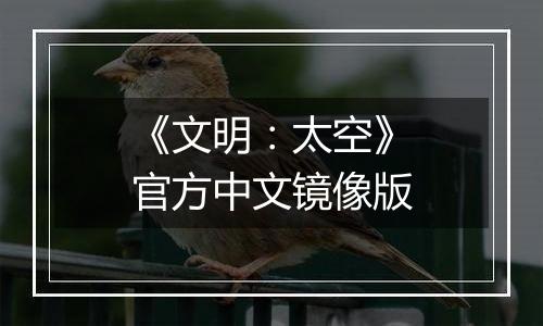 《文明：太空》官方中文镜像版