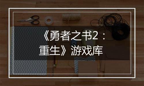 《勇者之书2：重生》游戏库