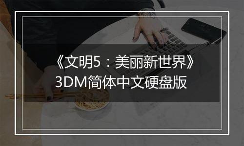 《文明5：美丽新世界》 3DM简体中文硬盘版