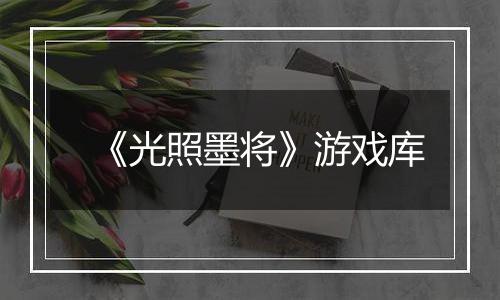 《光照墨将》游戏库