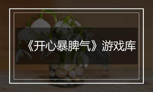 《开心暴脾气》游戏库