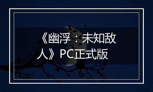 《幽浮：未知敌人》PC正式版