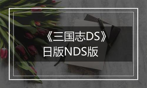 《三国志DS》日版NDS版