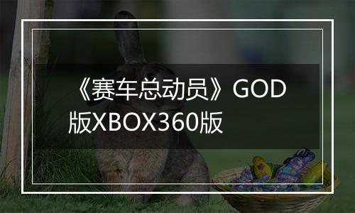 《赛车总动员》GOD版XBOX360版