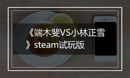 《端木斐VS小林正雪》steam试玩版