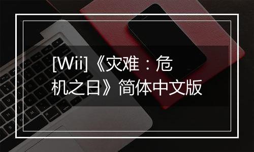 [Wii]《灾难：危机之日》简体中文版