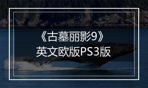 《古墓丽影9》 英文欧版PS3版