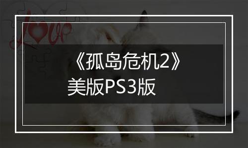 《孤岛危机2》美版PS3版