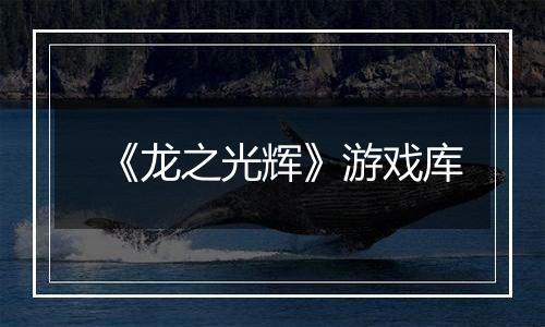 《龙之光辉》游戏库