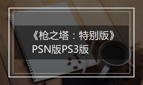 《枪之塔：特别版》 PSN版PS3版