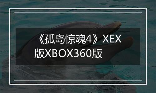 《孤岛惊魂4》XEX版XBOX360版