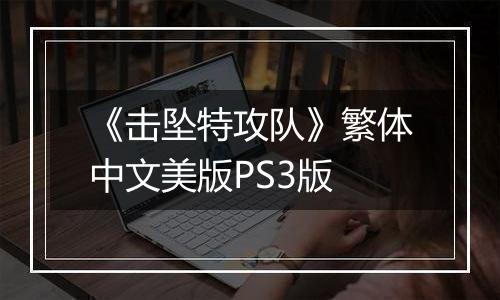 《击坠特攻队》繁体中文美版PS3版