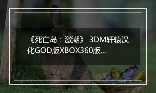 《死亡岛:激潮》 3DM轩辕汉化GOD版XBOX360版 游戏库