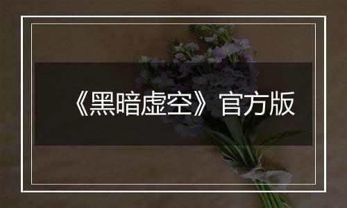 《黑暗虚空》官方版