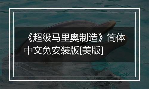 《超级马里奥制造》简体中文免安装版[美版]