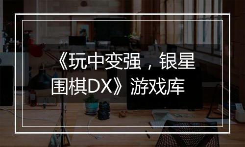 《玩中变强，银星围棋DX》游戏库