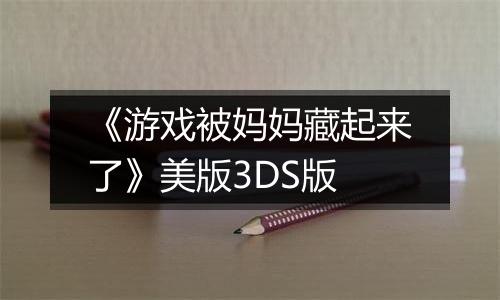 《游戏被妈妈藏起来了》美版3DS版