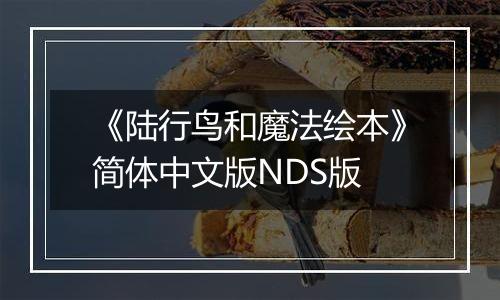 《陆行鸟和魔法绘本》简体中文版NDS版
