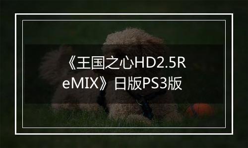 《王国之心HD2.5ReMIX》日版PS3版