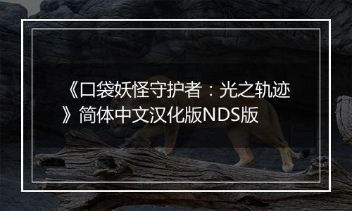 《口袋妖怪守护者：光之轨迹》简体中文汉化版NDS版