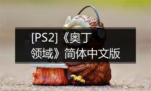 [PS2]《奥丁领域》简体中文版