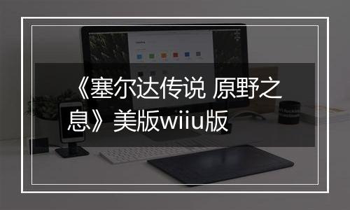 《塞尔达传说 原野之息》美版wiiu版