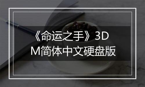 《命运之手》3DM简体中文硬盘版