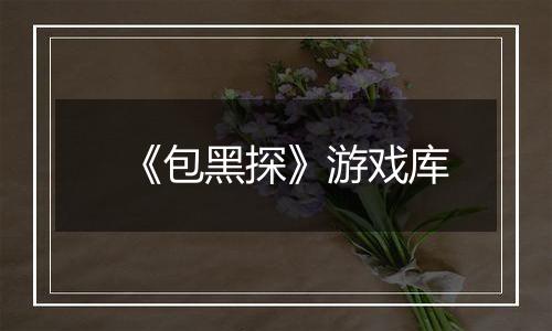 《包黑探》游戏库