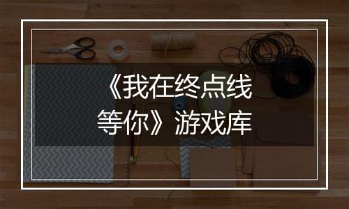 《我在终点线等你》游戏库