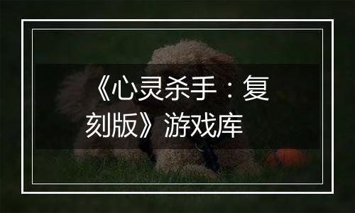 《心灵杀手：复刻版》游戏库
