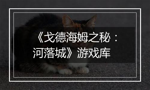 《戈德海姆之秘：河落城》游戏库
