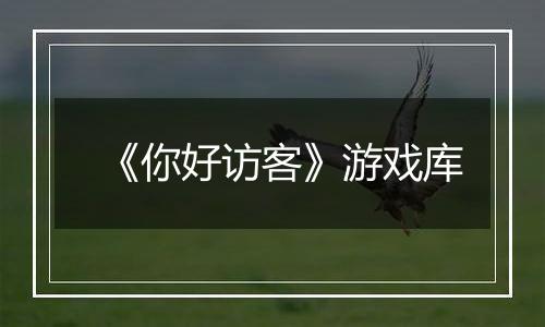 《你好访客》游戏库